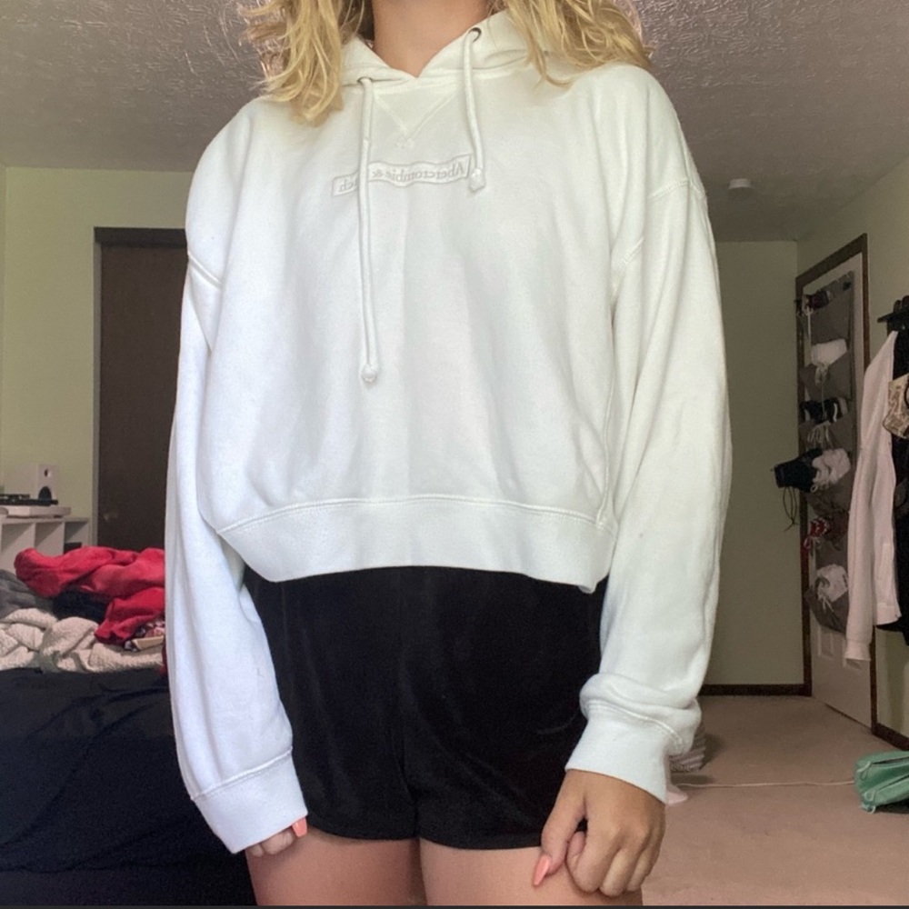 Abercrombie & Fitch Cropped Hoodie